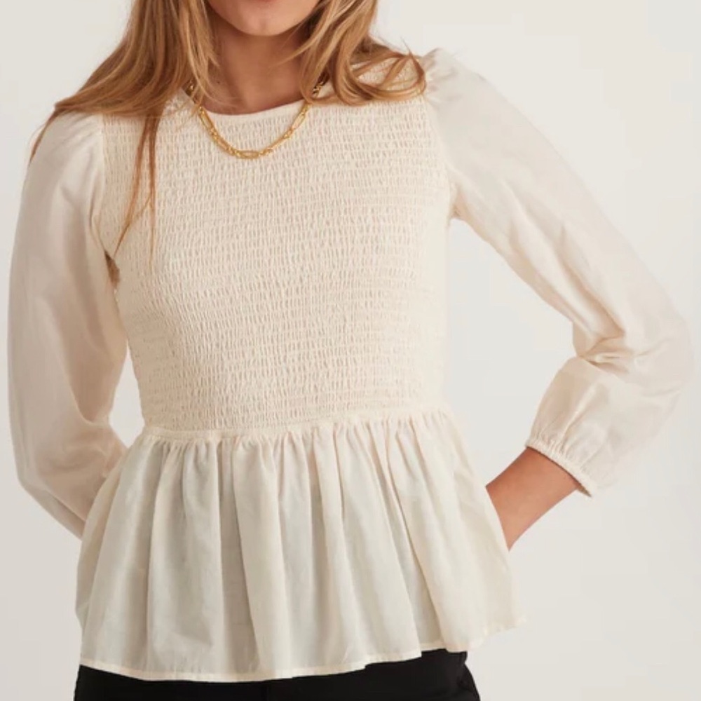 Marine Layer Gabrielle Smock Top - XS, M - NWT